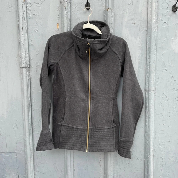 Lululemon Radiant Jacket In Heathered Black,  Size 4 - Picture 5 of 11